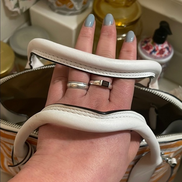 COACH - Bleeker Preston woven embossed satchel Bag- EUC- 31004 - Picture 4 of 12